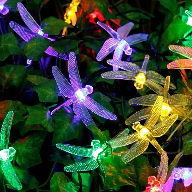 Guirnalda De Navidad De Libelula Usb 5m