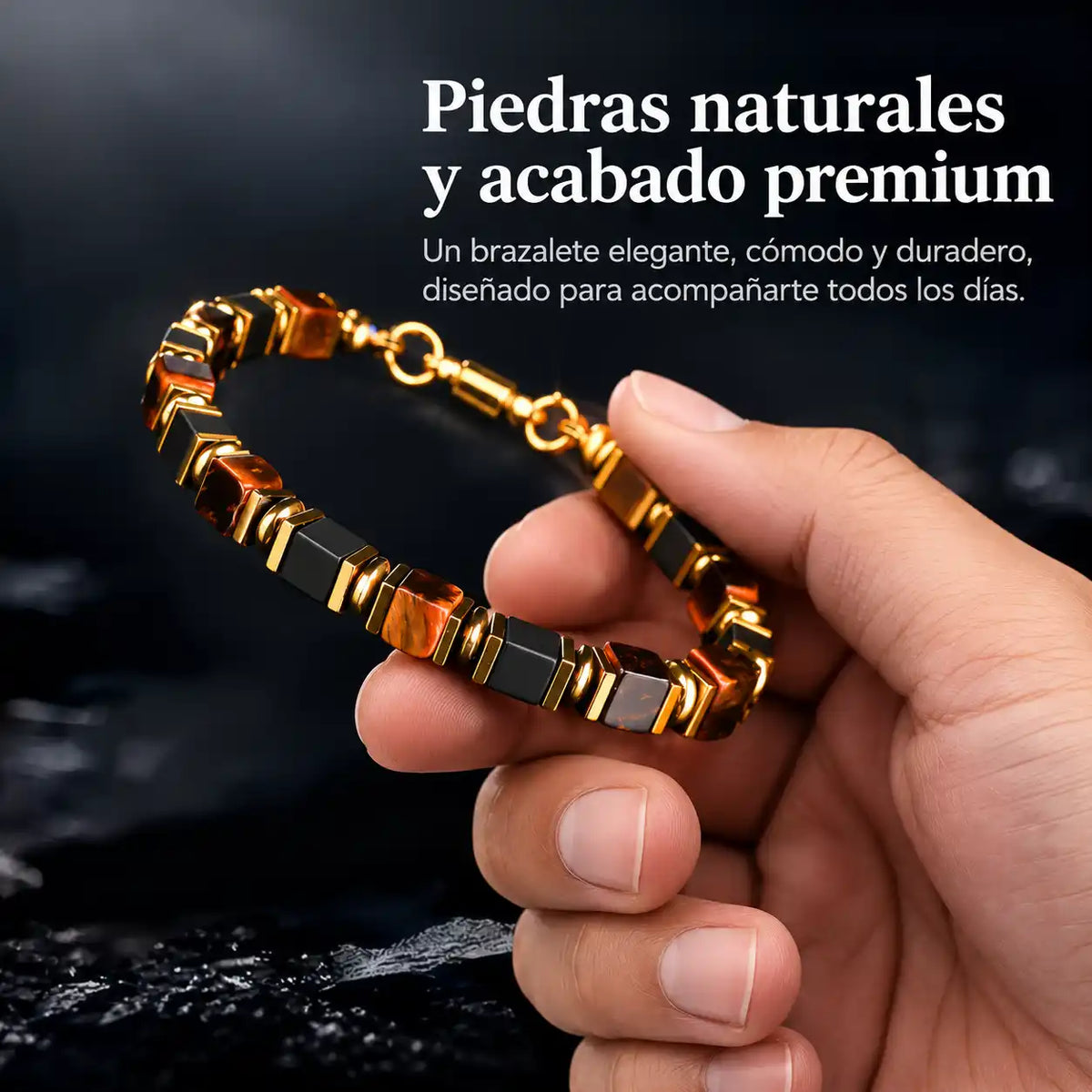 Brazalete Fortune de Piedras Naturales