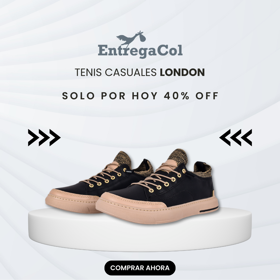 ¡LANZAMIENTO! TENIS CASUALES LONDON⭐⭐⭐⭐⭐