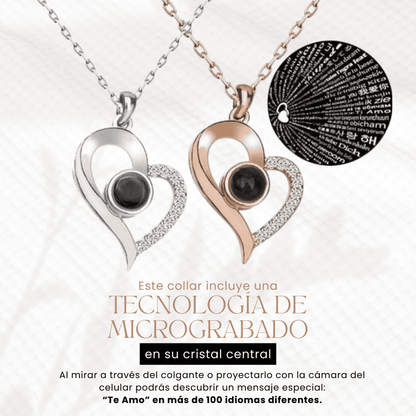 COLLAR "TE AMO" EN 100 IDIOMAS