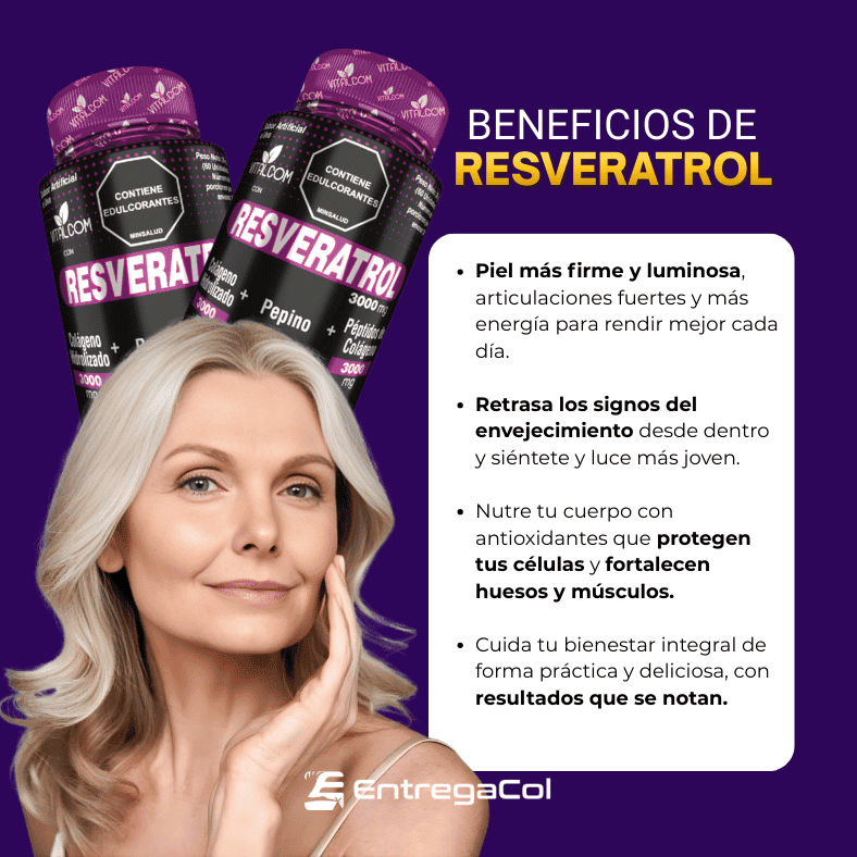 Resveratrol Puro Original Natural 3000mg
