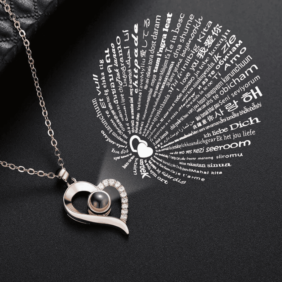 COLLAR "TE AMO" EN 100 IDIOMAS