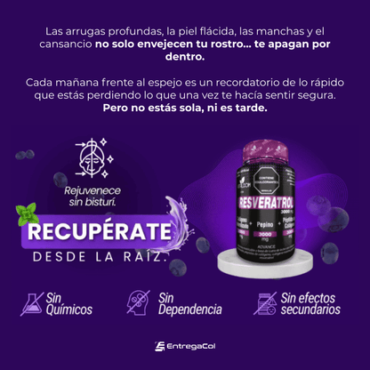 Resveratrol Puro Original Natural 3000mg