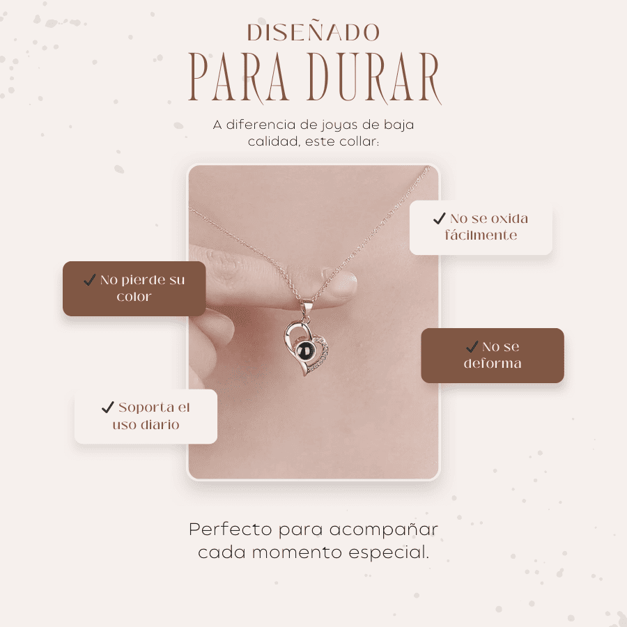 COLLAR "TE AMO" EN 100 IDIOMAS