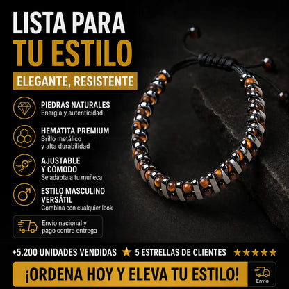 Brazalete Prestige de Piedras Naturales
