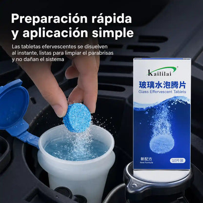 Pastillas Limpia Parabrisas Efervescentes