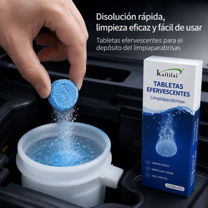 Pastillas Limpia Parabrisas Efervescentes