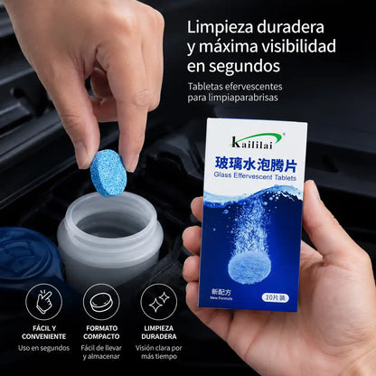 Pastillas Limpia Parabrisas Efervescentes